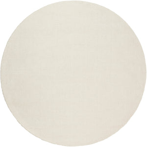 Mystique M-262 Modern Wool Rug M262-99RD Cream 100% Wool 9'9" Round