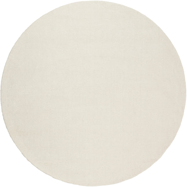 Mystique M-262 Modern Wool Rug M262-99RD Cream 100% Wool 9'9" Round