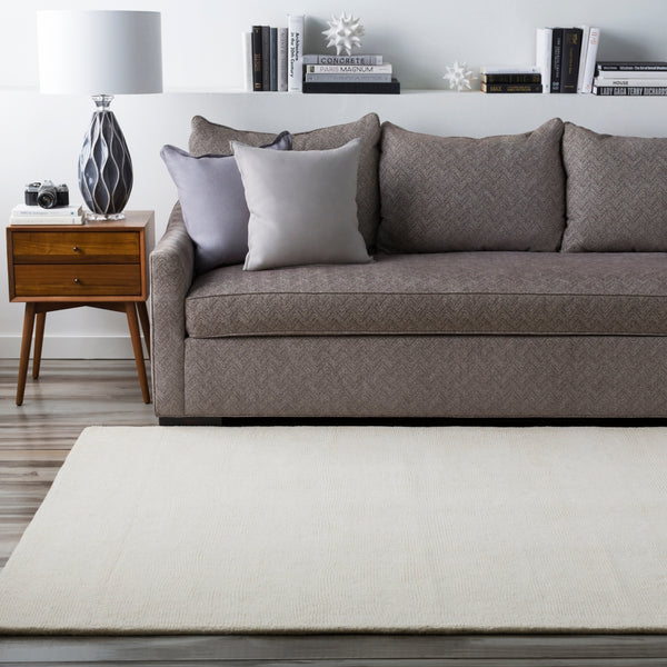 Mystique M-262 Modern Wool Rug M262-99SQ Cream 100% Wool 9'9" Square