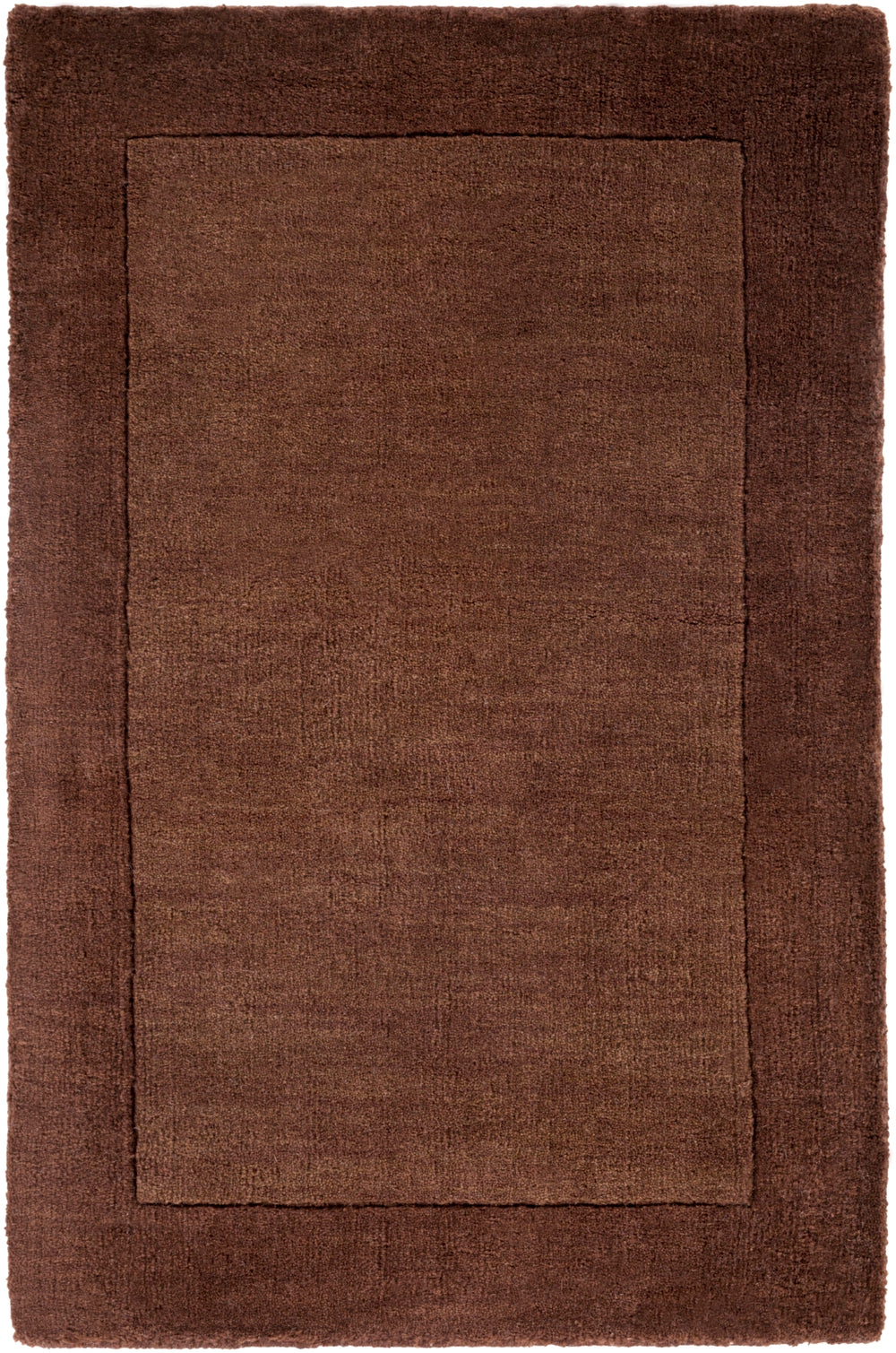 Mystique M-294 Modern Wool Rug M294-913 Dark Brown 100% Wool 9' x 13'