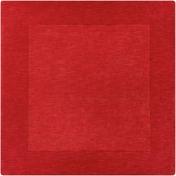 Mystique M-299 Modern Wool Rug M299-99SQ Dark Red 100% Wool 9'9" Square
