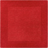 Mystique M-299 Modern Wool Rug M299-99SQ Dark Red 100% Wool 9'9" Square