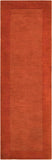 Mystique M-300 Modern Wool Rug M300-268 Burnt Orange 100% Wool 2'6" x 8'