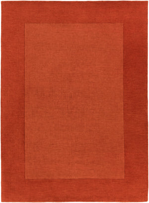 Mystique M-300 Modern Wool Rug M300-811 Burnt Orange 100% Wool 8' x 11'