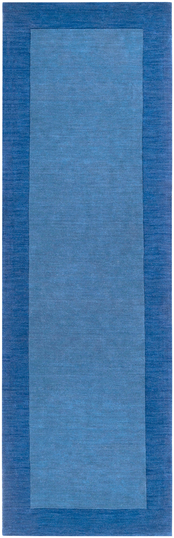 Mystique M-308 Modern Wool Rug M308-268 Dark Blue 100% Wool 2'6" x 8'