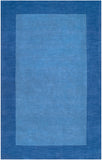 Mystique M-308 Modern Wool Rug M308-58 Dark Blue 100% Wool 5' x 8'