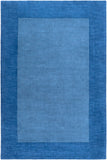 Mystique M-308 Modern Wool Rug M308-69 Dark Blue 100% Wool 6' x 9'
