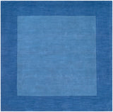 Mystique M-308 Modern Wool Rug M308-99SQ Dark Blue 100% Wool 9'9" Square