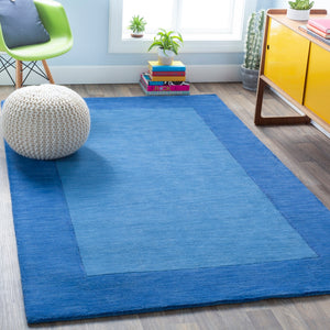 Mystique M-308 Modern Wool Rug M308-913 Dark Blue 100% Wool 9' x 13'
