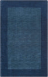 Mystique M-309 Modern Wool Rug M309-58 Navy, Ink 100% Wool 5' x 8'