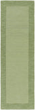 Mystique M-310 Modern Wool Rug M310-268 Grass Green, Dark Green 100% Wool 2'6" x 8'