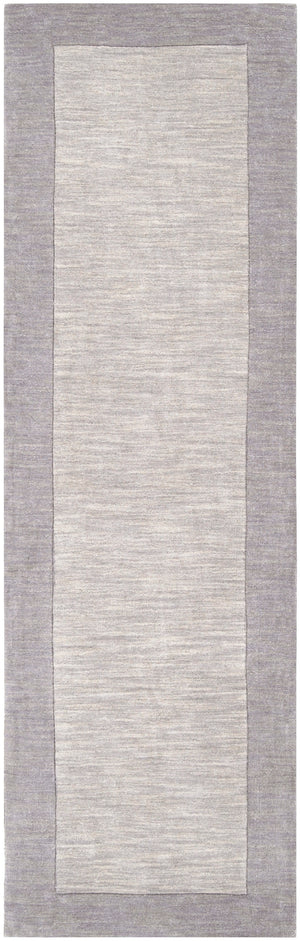 Mystique M-312 Modern Wool Rug M312-268 Taupe, Medium Gray 100% Wool 2'6" x 8'