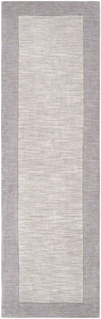 Mystique M-312 Modern Wool Rug M312-268 Taupe, Medium Gray 100% Wool 2'6" x 8'