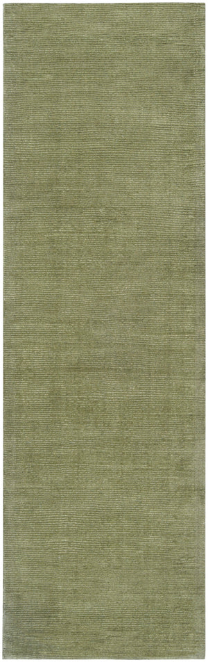 Mystique M-329 Modern Wool Rug M329-268 Sage 100% Wool 2'6" x 8'
