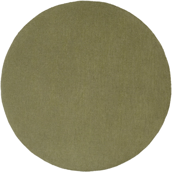 Mystique M-329 Modern Wool Rug M329-99RD Sage 100% Wool 9'9" Round