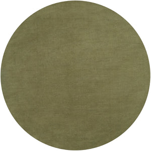 Mystique M-329 Modern Wool Rug M329-8RD Sage 100% Wool 8' Round
