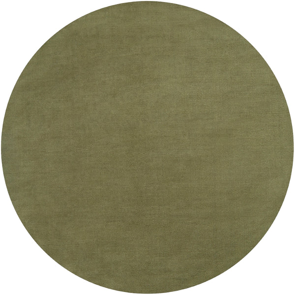 Mystique M-329 Modern Wool Rug M329-8RD Sage 100% Wool 8' Round