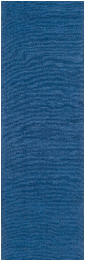 Mystique M-330 Modern Wool Rug M330-268 Dark Blue 100% Wool 2'6" x 8'