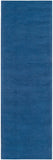 Mystique M-330 Modern Wool Rug M330-268 Dark Blue 100% Wool 2'6" x 8'