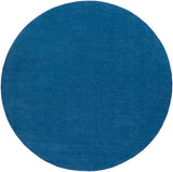 Mystique M-330 Modern Wool Rug M330-99RD Dark Blue 100% Wool 9'9" Round