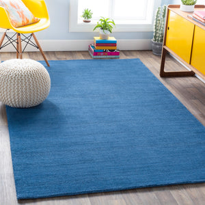Mystique M-330 Modern Wool Rug M330-913 Dark Blue 100% Wool 9' x 13'