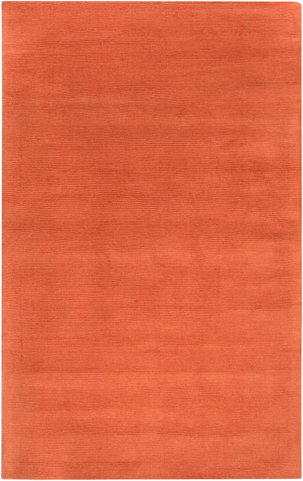 Mystique M-332 Modern Wool Rug M332-913 Burnt Orange 100% Wool 9' x 13'