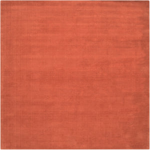 Mystique M-332 Modern Wool Rug M332-99SQ Burnt Orange 100% Wool 9'9" Square