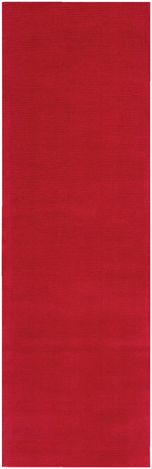 Mystique M-333 Modern Wool Rug M333-268 Garnet 100% Wool 2'6" x 8'