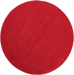 Mystique M-333 Modern Wool Rug M333-99RD Garnet 100% Wool 9'9" Round