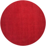 Mystique M-333 Modern Wool Rug M333-8RD Garnet 100% Wool 8' Round