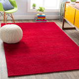 Mystique M-333 Modern Wool Rug M333-99SQ Garnet 100% Wool 9'9" Square