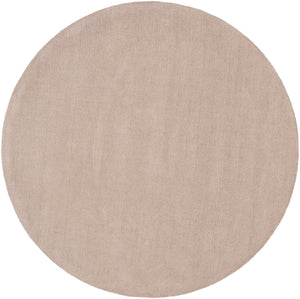Mystique M-335 Modern Wool Rug M335-99RD Taupe 100% Wool 9'9" Round