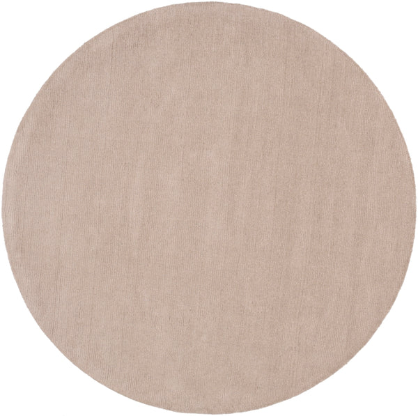 Mystique M-335 Modern Wool Rug M335-99RD Taupe 100% Wool 9'9" Round