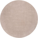 Mystique M-335 Modern Wool Rug M335-8RD Taupe 100% Wool 8' Round