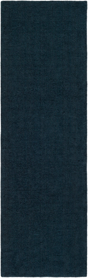 Mystique M-340 Modern Wool Rug M340-268 Navy 100% Wool 2'6" x 8'