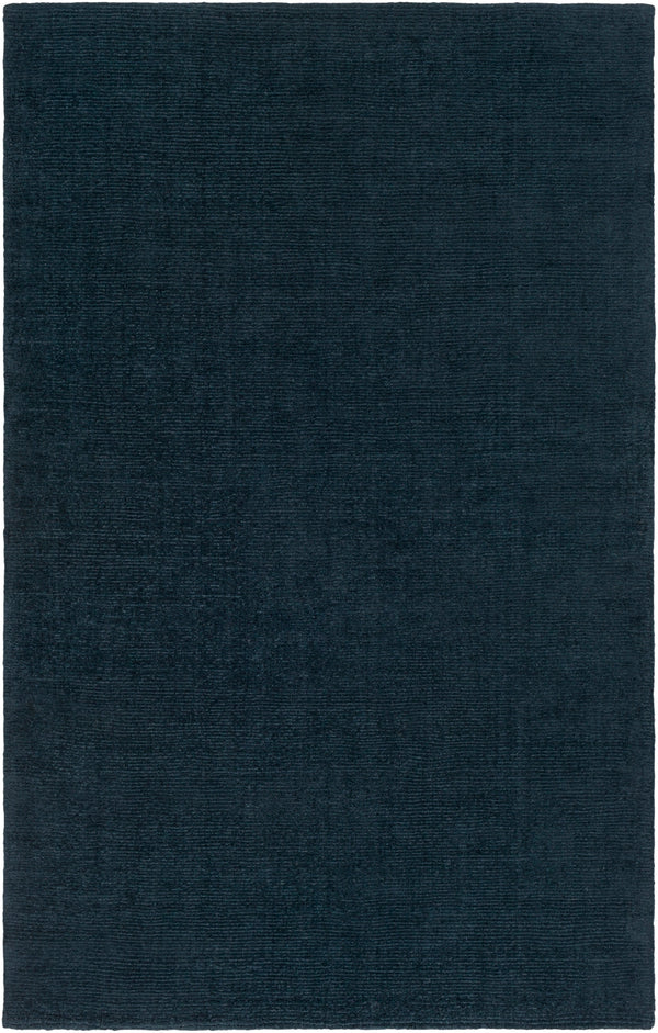 Mystique M-340 Modern Wool Rug M340-58 Navy 100% Wool 5' x 8'