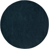 Mystique M-340 Modern Wool Rug M340-99RD Navy 100% Wool 9'9" Round