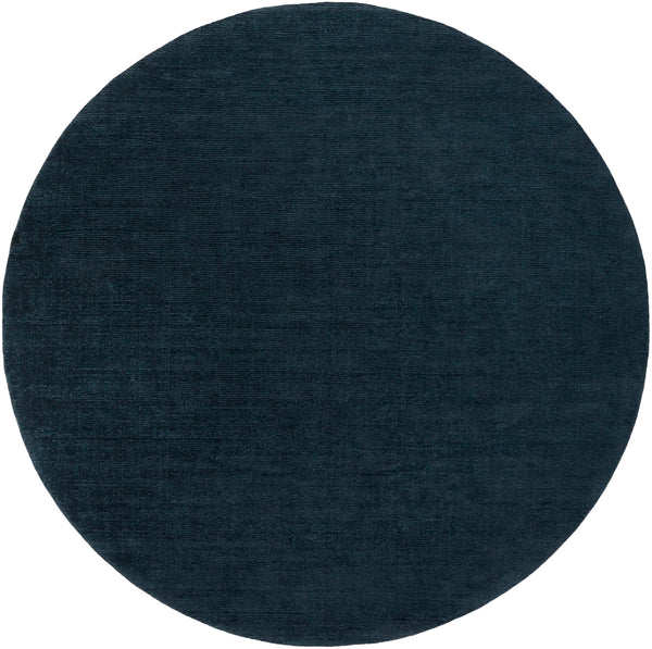 Mystique M-340 Modern Wool Rug M340-8RD Navy 100% Wool 8' Round