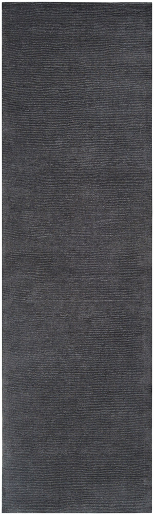 Mystique M-341 Modern Wool Rug M341-268 Charcoal 100% Wool 2'6" x 8'