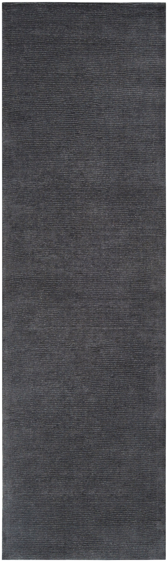 Mystique M-341 Modern Wool Rug M341-268 Charcoal 100% Wool 2'6" x 8'