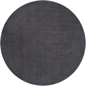Mystique M-341 Modern Wool Rug M341-99RD Charcoal 100% Wool 9'9" Round