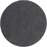 Mystique M-341 Modern Wool Rug M341-8RD Charcoal 100% Wool 8' Round