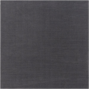 Mystique M-341 Modern Wool Rug M341-99SQ Charcoal 100% Wool 9'9" Square