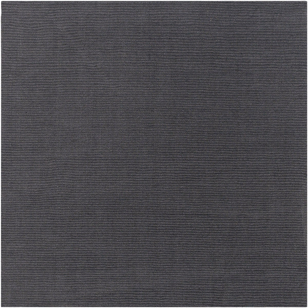 Mystique M-341 Modern Wool Rug M341-99SQ Charcoal 100% Wool 9'9" Square