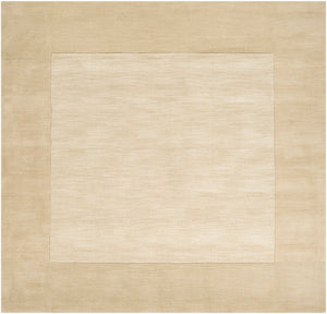 Mystique M-344 Modern Wool Rug M344-99SQ Khaki 100% Wool 9'9" Square