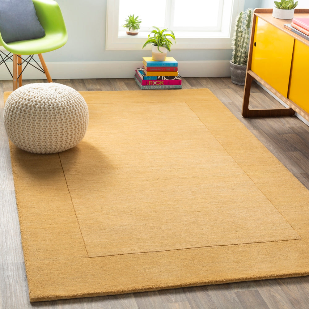 Mystique M-345 Modern Wool Rug M345-913 Camel 100% Wool 9' x 13'