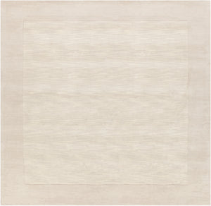 Mystique M-348 Modern Wool Rug M348-99SQ Cream, Khaki 100% Wool 9'9" Square