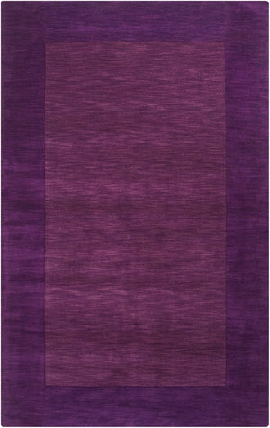 Mystique M-349 Modern Wool Rug M349-913 Violet, Dark Purple 100% Wool 9' x 13'