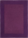 Mystique M-349 Modern Wool Rug M349-811 Violet, Dark Purple 100% Wool 8' x 11'