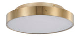 Bethel Brass LED Flush Mount in Metal & Acrylic